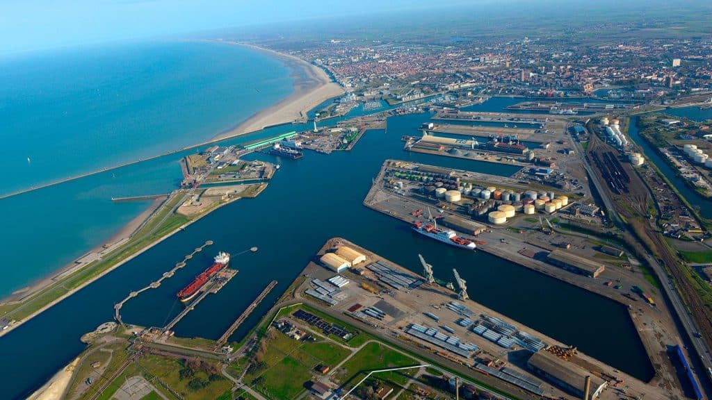 Quartier chaud Dunkerque vue drone