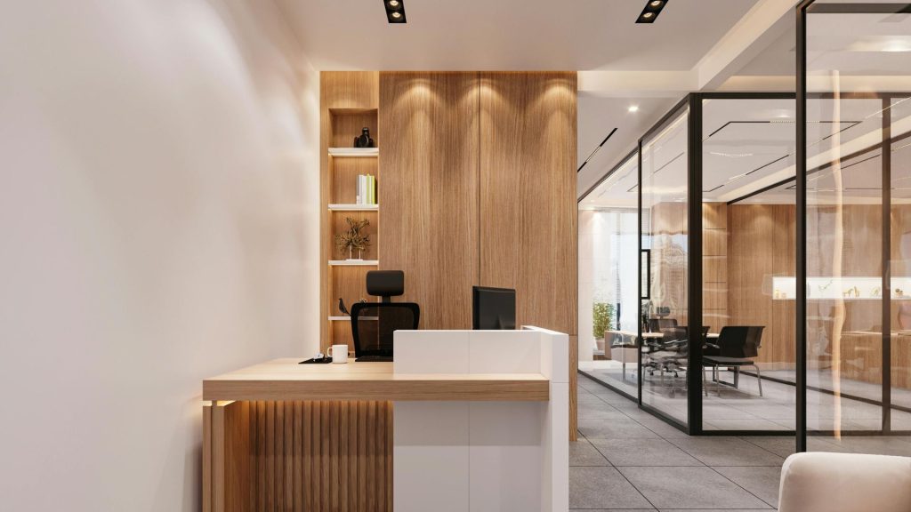 Mesure de la superficie d'un bureau