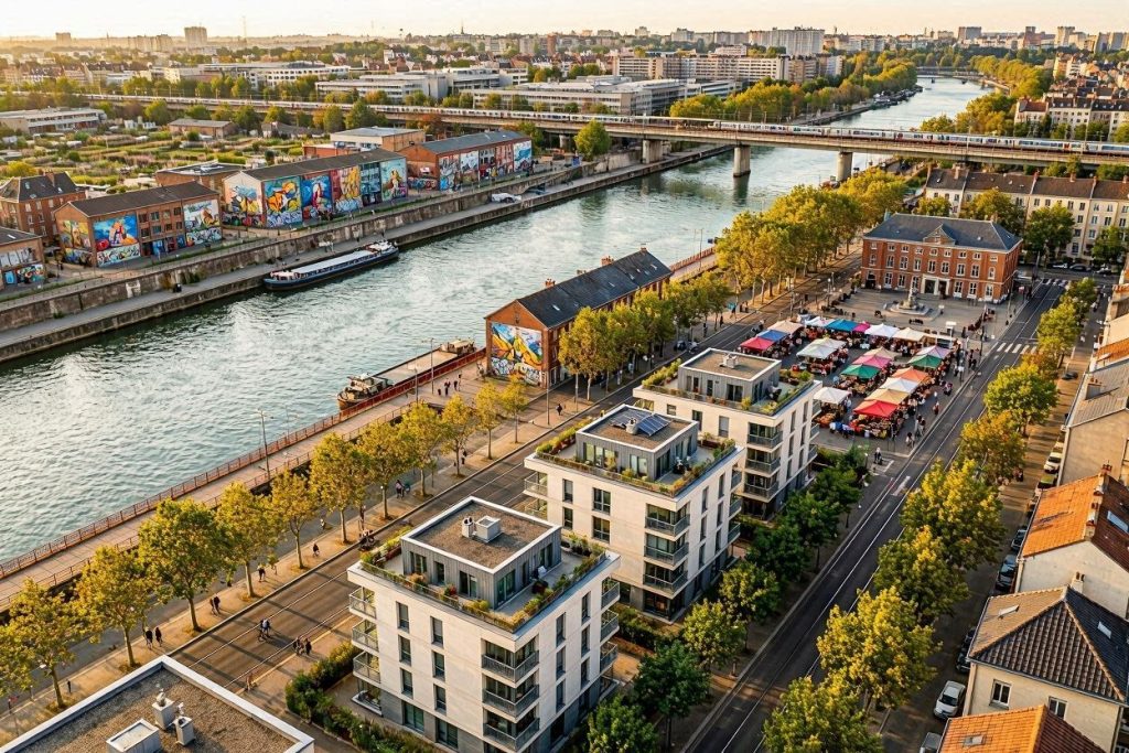 Vitry sur seine vue drone 2 Vitry sur seine vue drone 2