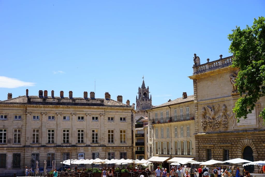 Le centre ville d'avignon