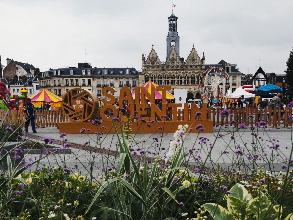 Le centre ville de saint quentin
